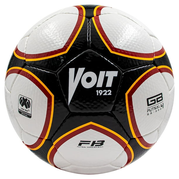 Voit Balón de Fútbol No. 4 Futsal, cosido a mano, peso muerto, color blanco