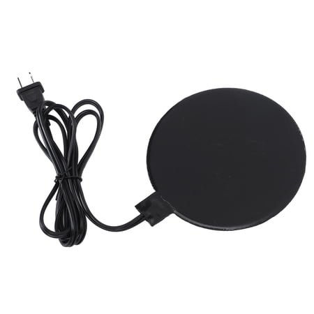 Waterproof Silicone Poultry Waterer Heater Base 5.9 inches / 15.0 cm Deicer Heated Pad for Metal Buckets & Chicken Founts