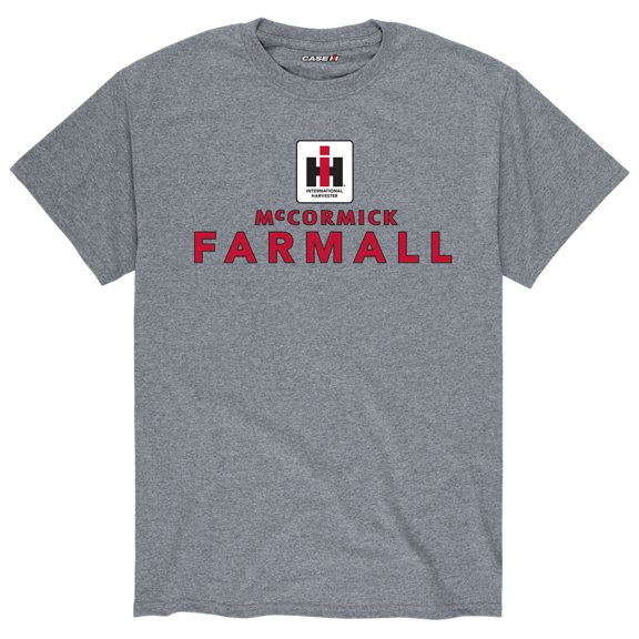 Case IH - IH Square Logo Mccormick Farmall Stack - Men's Short Sleeve Graphic T-Shirt