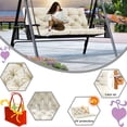 thumbnail image 5 of XXLYY Porch Swing Cushions, Waterproof Swing Replacement Cushions with Backrest and Ties, Garden Bench Seat Cushion, Outdoor Porch Patio Swing Non-Slip Chairs Pad, 5 of 8