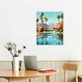 thumbnail image 2 of Nawypu  Palm Springs California Vintage Travel Posters Tree 16x20 inch Canvas Painting Poster And Print Wall Art Picture for Living Room, 2 of 4