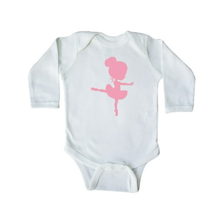 

Inktastic Cute Ballerina Gift Baby Girl Long Sleeve Bodysuit