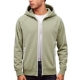 thumbnail image 2 of Kureaily Stylish Hoodies For Men Comfortable And Versatile Zip Up Sweatshirts For Casual Wear In Fall And Winter Casual Hooded Sweatshirts, 2 of 5