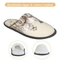 thumbnail image 3 of Fotbe Cowboys Riding Horses Pantuflas Peludas para Mujer con Estampado, Zapatillas de Peluche, Zapatos de Invierno para Casa, Uso Interior y Exterior-Medium, 3 of 8