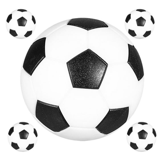 AURARMLET Plastic Foosball Replacement Balls for Decor 5 Count Set Ideal for Tabletop Foosball