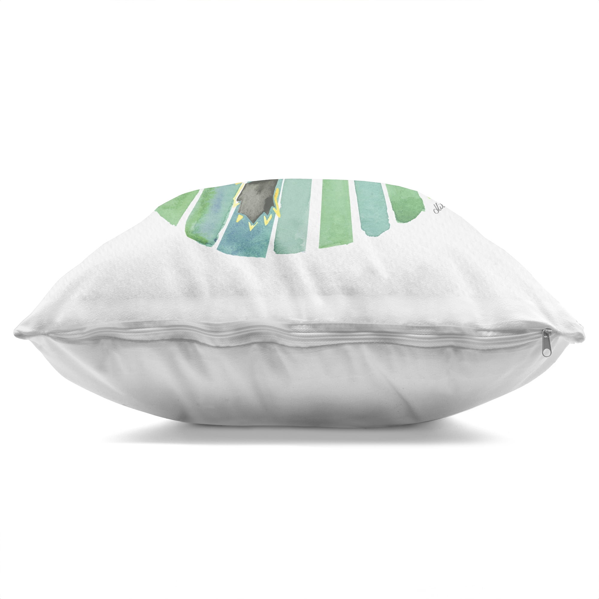 Stupell Industries Lotus Garden Turtle Decorative Printed Throw Pillow, design by Hillary Holt, 18 x 7 x 18