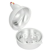 Dioche Egg Cooker 4 Eggs Chicken‑Shaped Heat Resistant Microwave Eggs Boiler For Hom LF