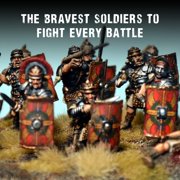 Wargames Delivered - Hail Caesar Early Imperial Romans Veterans, 28mm Miniatures Wargaming, 20 Multi-Part, Shield Digital Bundle Model Kit by Warlord Games