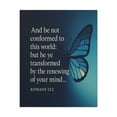 thumbnail image 5 of Bible Verse Canvas Romans 12:2 Christian Home Décor Wall Art Scripture Ready to Hang Faith Print, 5 of 16