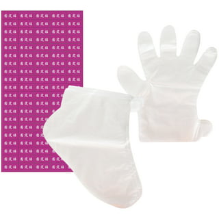 AMT 100 Counts Paraffin Wax Bags for Hands and Feet, Plastic Paraffin Wax  Refills Liners, Refill Socks and Gloves Paraffin Bath Mitts Covers for