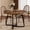 Rustic, variant on Winkalon 43.3" Round Dining Table for 4, Industrial Kitchen Table with Large Storage Shelf, Space Saving Wood Circle Dinner Table for Kitchen & Dining Room, Walnut