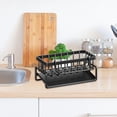 thumbnail image 6 of Fiocias Drain Rack Sink Colander Portable Rag Rack Easy Clean Storage Rack Sponge Holder, 6 of 9