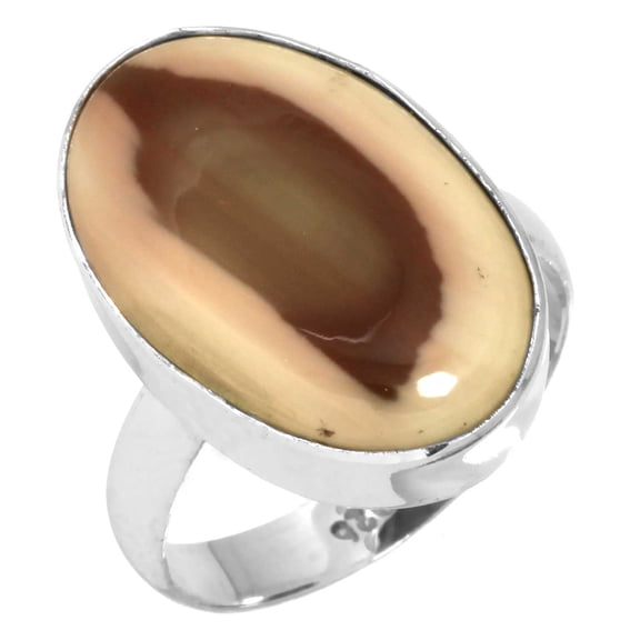 Royal Imperial Jasper (Mexico) 925 Sterling Silver Women Ring