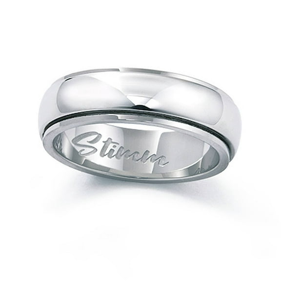 Stimm Premium Fidget Rings for Anxiety, Spinner Ring, Hypoallergenic Surgical Stainless Steel Unisex