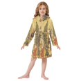 thumbnail image 6 of FORMRS Niños Bathrobe Unisex Hooded Robe Soft Plush Pajamas Sleepwear, Size 2-3T, Party Of Cats, 6 of 7