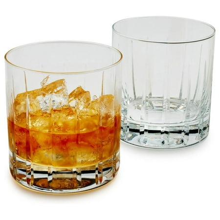 

JaLuayh Kirkwall Double Old Fashioned Rocks Glass Clear