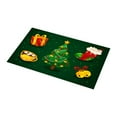 thumbnail image 2 of PALIFEUR Christmas Door Mat, 24"x16" Dirt Trapping Door Mat Indoor Entrance, Absorbent Non-Slip Front Door Mat Outside Entrance, Washable Christmas Doormat for Holiday Party Decorations, 2 of 7