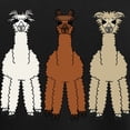 thumbnail image 3 of CafePress - Alpaca No Text Women's Dark Pajamas - Women's Short Sleeve Print T-Shirt and Pants Dark Cotton Pajama Set, 3 of 7