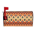 thumbnail image 1 of TEQUAN Retro Tribe Aztec Geometry Magnetic Mailbox Cover, Mailbox Wraps Standard Size, 1 of 7