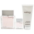 thumbnail image 2 of Calvin Klein Euphoria Fragrance Giftset For Men (3PC) - 3.3 oz EDT + EDT Mini + Aftershave Balm, 2 of 6