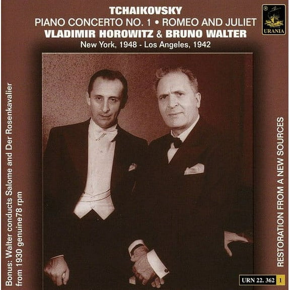 Bruno Walter - Piano Concerto 1 - Music & Performance - CD