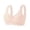 Beige, variant on Bra Lingerie for Casual Everyday Wear Front Buttoned Backless Comfort Seamless Strap Design Ideal for Year-Round Use