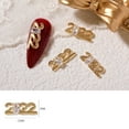 thumbnail image 2 of 2022 New Year Nail Charms Zircon Tiger Pendant Lucky Money Bag Nail Art Decor, 2 of 19