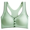 thumbnail image 1 of One-piece Non-marking Breastfeeding Open Button Bra Underwear, 1 of 5