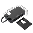 thumbnail image 2 of 6 in 1 Smart Card Micro SD MS M2 SD/MMC Card Hub Adapter USB 2.0 for Laptop PC, 2 of 9
