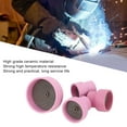 thumbnail image 3 of Kit de copa TIG de cerámica 4 piezas Copa de soldadura TIG de cerámica Ahorro de mano de obra Fuerte orificio central de 24 mm Salida de gas uniforme Portátil Fácil de ANGGREK Otros, 3 of 8