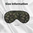 thumbnail image 5 of PAYOHTO Speckle Camouflage Soft Sleep Mask Comfort Pure Silk Eye Cover for Travel Office Camping, 5 of 7