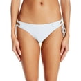 thumbnail image 1 of Body Glove Smoothies Tie Side Mia Swim Bottom (White, Medium), 1 of 2
