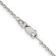 thumbnail image 3 of 925 Sterling Silver 1.95mm Cable Chain Bracelet, 3 of 5