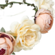 thumbnail image 3 of Corona de flores rosas para mujeres y niñas, corona romántica para el pelo, guirnalda de Halo, tocado, boda, fiesta de cumpleaños, accesorios para fotos de maternidad, 3 of 5