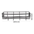 thumbnail image 4 of Shisuyan Wall Shelves For Kitchen Black Wrought Iron Paint 1 Set 11X3.9X3.9In, 4 of 8