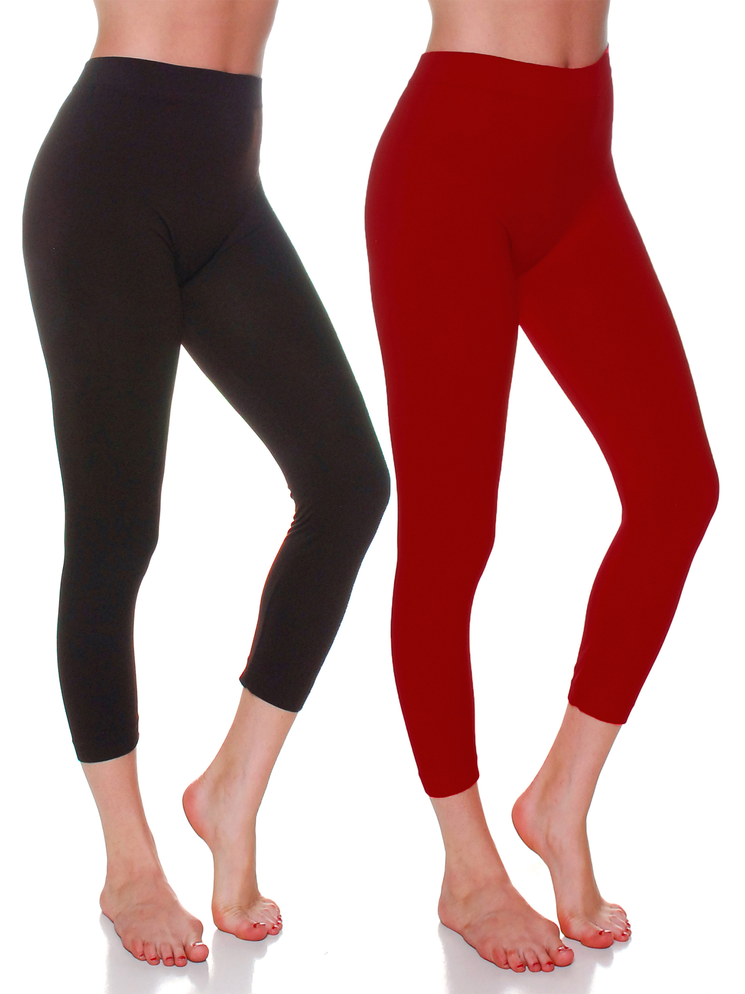 Emmalise Women's Active Clothing Capri Seamless Legging Regular and Plus Sizes