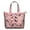 Pink Cute Dachshund, variant on Pink Cute Dachshund Dog and Love Heart Travel Tote Bags for Women Carry On,Large Weekender Bags for Women Travel,Multi Functional Duffle Bag for Work,Shopping,Sports