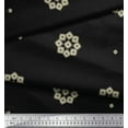 thumbnail image 2 of Soimoi Georgette Viscose Fabric Artistic Floral Print Sewing Fabric Yard 42 Inch Wide, 2 of 3