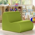 thumbnail image 5 of Jaxx Midtown Medium Classroom Soft Foam Chair - Premium Vinyl Cover - Green, 5 of 7