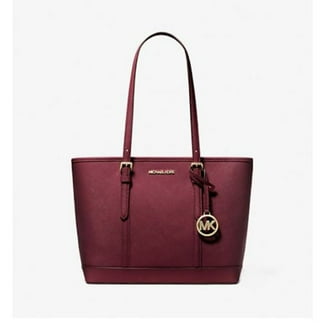 Michael Kors Charlotte Large Saffiano Leather Top-Zip Tote Bag