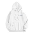 thumbnail image 4 of Valora Women's Hoodies Sweatshirts Pullover Hoodie with Star Print Drop Shoulder Casual Long Sleeve Graphic Tee for Women White 2XL, 4 of 9