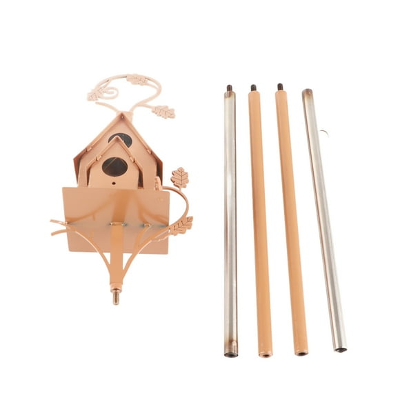 Birdhouse,Birdhouse Garden Stakes Abstract Metal Bird House Bird House Stakes Finely Tuned Performance