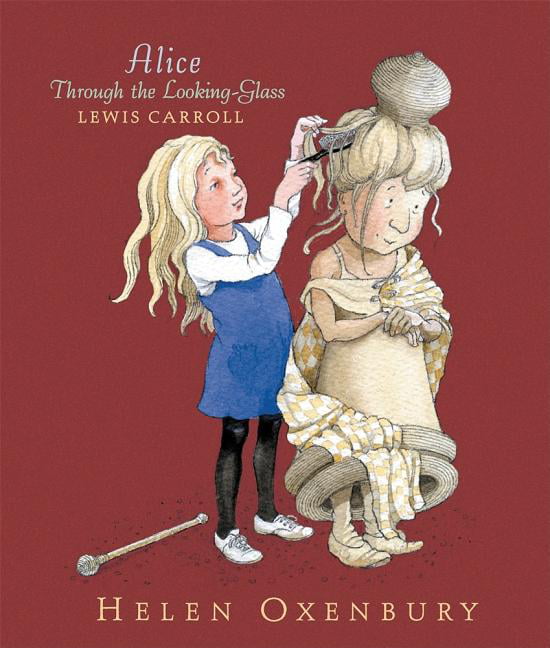 Modern 2016 Mini 4" Book Lewis Carroll Through Looking Glass Alice in Wonderland 
