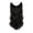 Black, variant on Wavy Clip In Hair Extensions for Women, Long Curly Synthetic One Piece Hairpiece Thickened Hair Extensions(White,One Size)