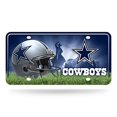 thumbnail image 1 of Placa de matrícula metálica de los Dallas Cowboys de la NFL Rico Industries, 6 x 11.5", 1 of 3