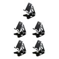 thumbnail image 1 of Electronicheart Foldable Universal Mobile Phone Holder Table Desk Stand Mount For Mobile Phone black 5Set, 1 of 6