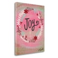 thumbnail image 1 of Tangletown Fine Art 'Joy Wreath' Textual Art on Canvas, 1 of 2