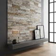 thumbnail image 5 of 3D Styrofoam Wall Panels with Carved Stone Effect Wall Cladding, Set of 9, 48 SqFt, Sandora, 5 of 9