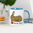 thumbnail image 3 of CafePress - I Heart Flemish Giant Rabbits Mugs - 11 oz Ceramic Mug - Novelty Coffee Tea Cup, 3 of 4