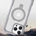 thumbnail image 6 of ShellTech Compatible with iPhone 16 Pro Max PC+TPU Magnetic Case with Kickstand, Slim Shockproof Back Cover with Air-Cushion Corners, Anti-Scratch Grip Heat Dissipation,Black, 6 of 9